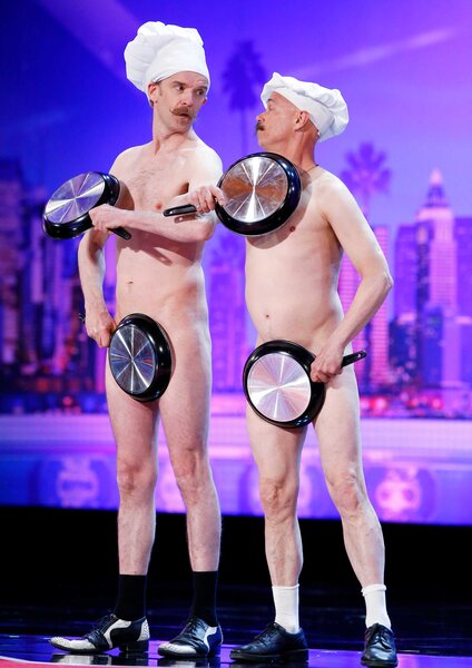 Men With Pans performing on America's Got Talent.