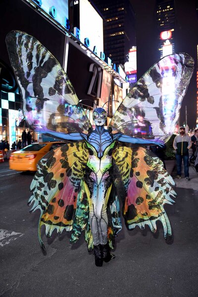 Heidi Klum attends her Halloween party in costume in 2014