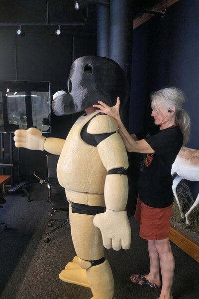 Five Nights At Freddy's animatronic being built