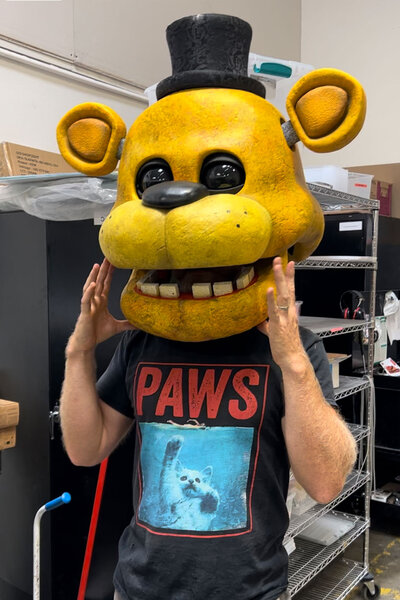 Five Nights At Freddy's animatronic being built