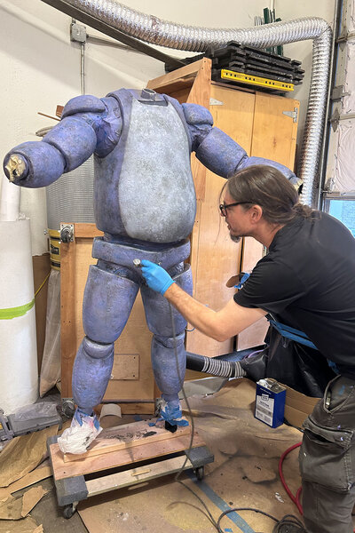 Five Nights At Freddy's animatronic being built