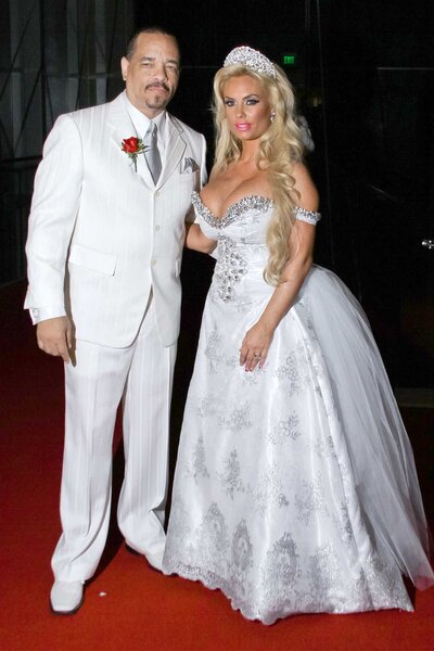 Ice-T and wife Coco during their Vow Renewal in 2011