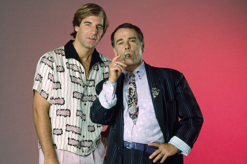 Scott Bakula as Dr. Sam Beckett and Dean Stockwell as Admiral Al Calavicci