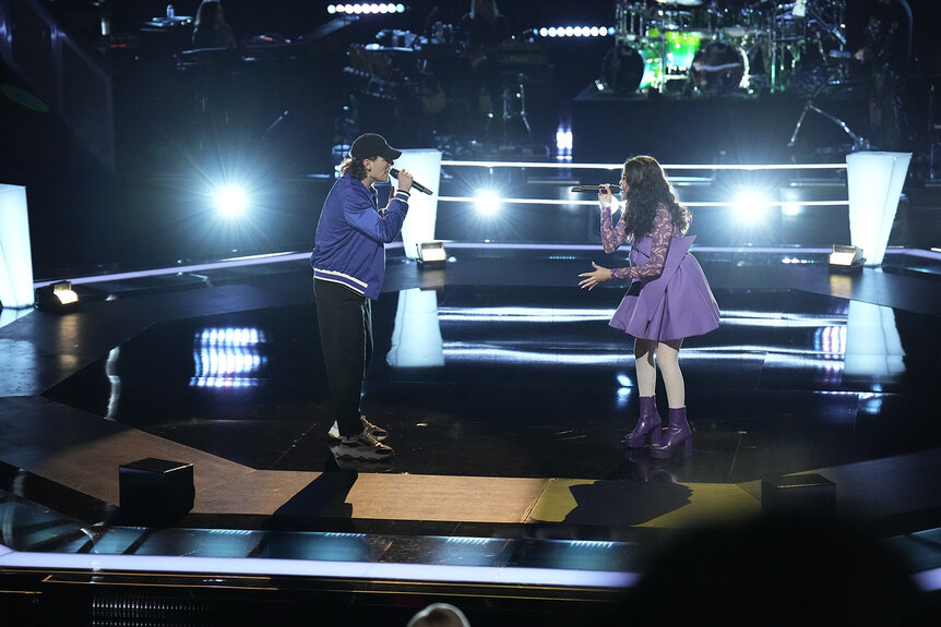 Alyssa Witrado and Ian Harrison on The Voice