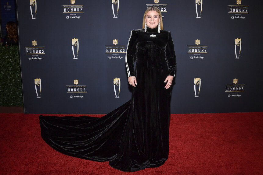 Kelly Clarkson attends the NFL Honors