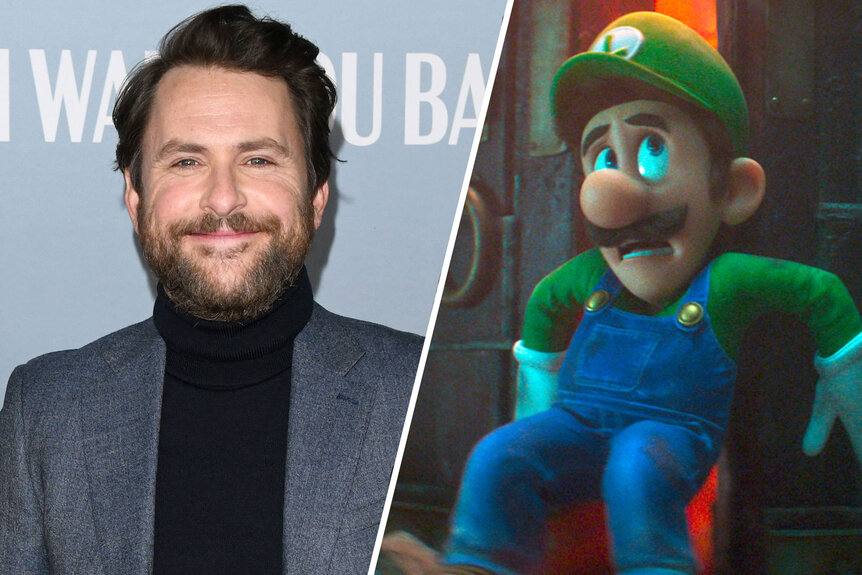 Charlie Day as Luigi in Super Mario Bros Movie