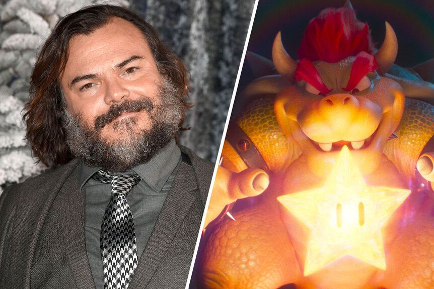 Jack Black as Bowser in Super Mario Bros Movie