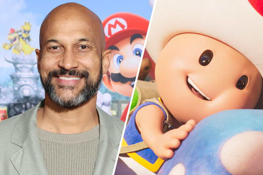 Keegan Michael-Key as Toad Super Mario Bros Movie