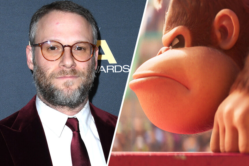 Seth Rogan as Donkey Kong in Super Mario Bros Movie