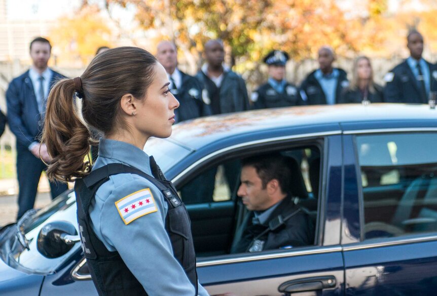 Kim Burgess (Marina Squerciati) in a scene from Chicago P.D.