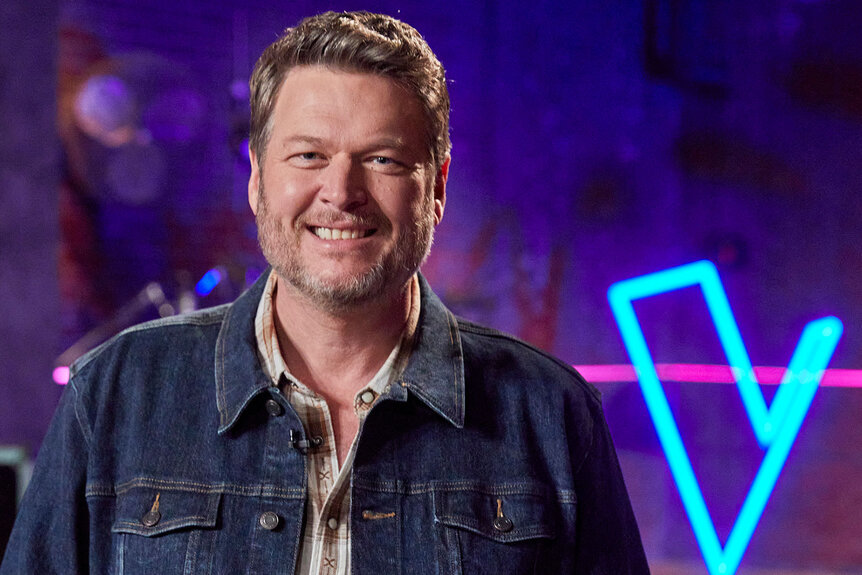 Blake Shelton backstage on 'The Voice'