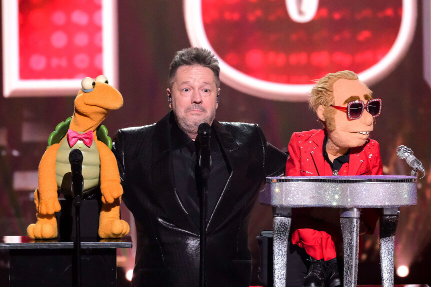 Terry Fator performs on the America's Got Talent Stage