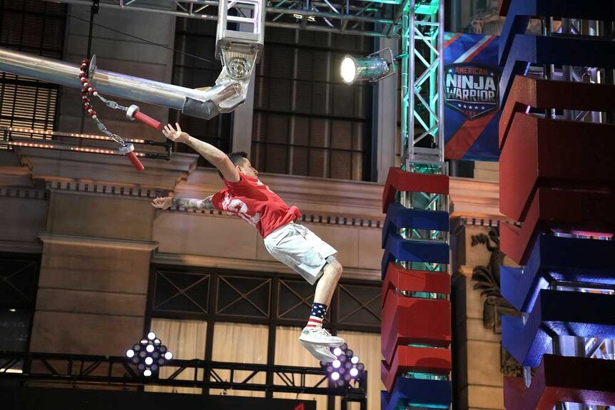 Nate Hansen appears on American Ninja Warrior.