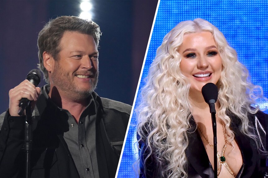 Blake Shelton Christina Aguilera Duet