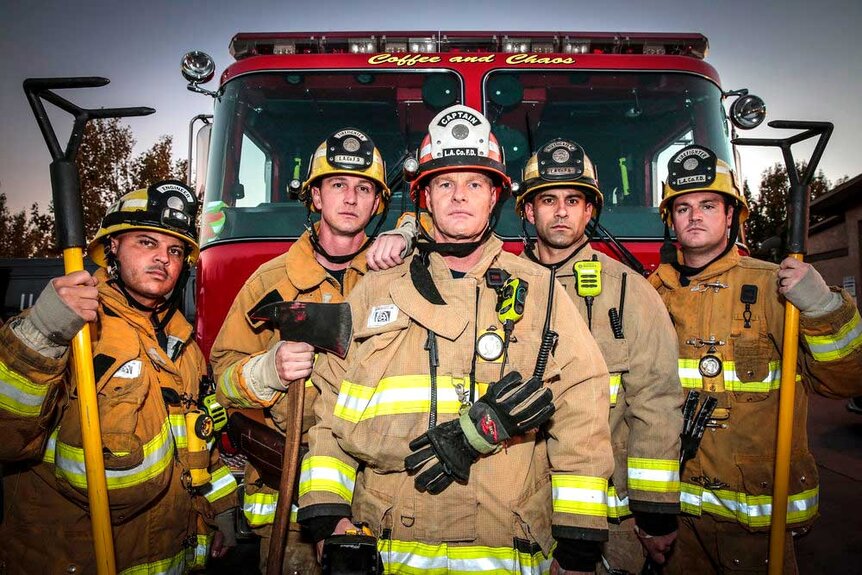 LACoFD Station 37 first responders in LA Fire and Rescue.