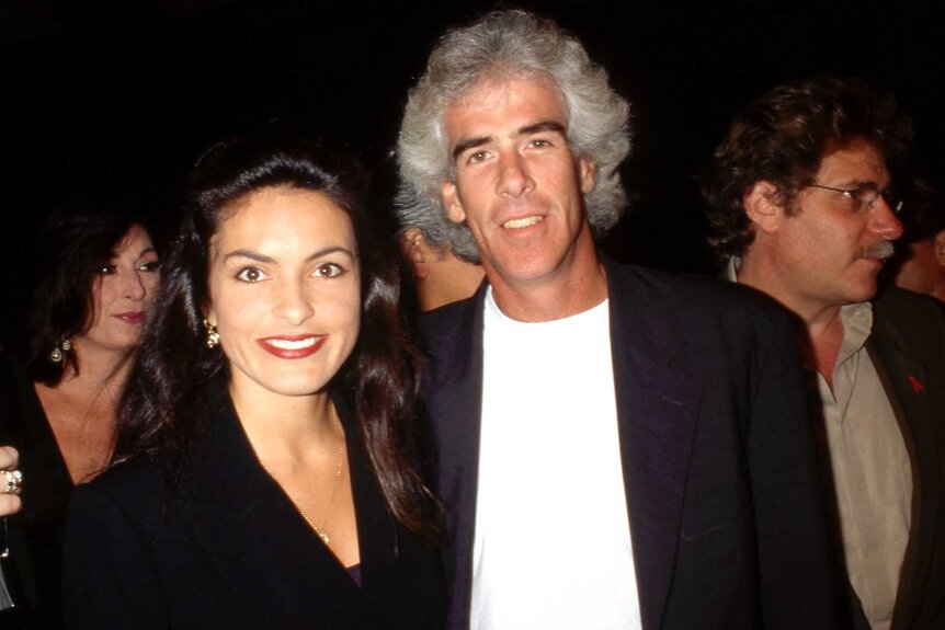 Mariska Hargitay and Steven Ruether together in the 1980's.