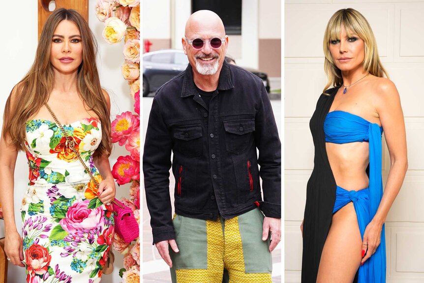 Split images of Sofia Vergara, Howie Mandel, and Heidi Klum.