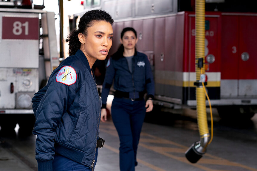 Annie Ilonzeh as Emily Foster in Chicago Fire.