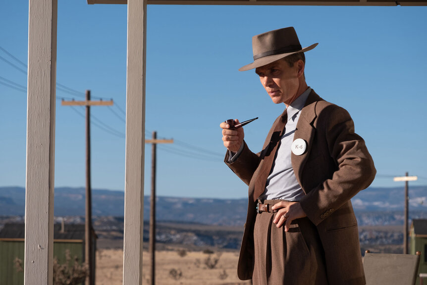 Cillian Murphy in a still from Christopher Nolan's "Oppenheimer"