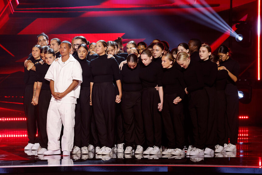 America's Got Talent Breakout Murmuration onstage