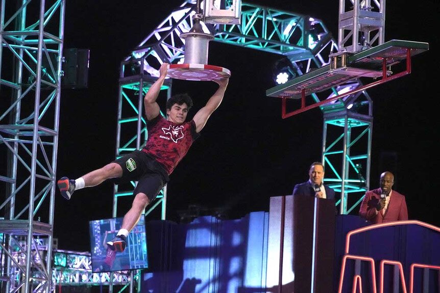 Vance Walker competing on American Ninja Warrior.