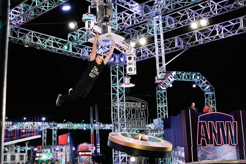 Ben Behrends competing on American Ninja Warrior.