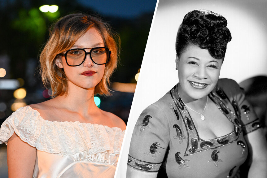 Split image of Grace Vanderwaal and Ella Fitzgerald