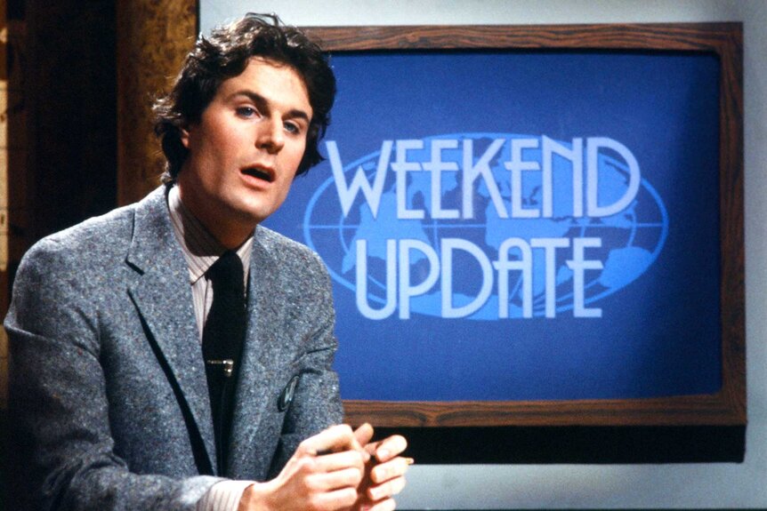 Charles Rocket during the Weekend Update.