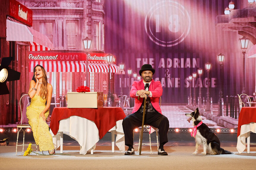 Adrian Stoica and Hurricane perform during the Season 18 Finale of America’s Got Talent