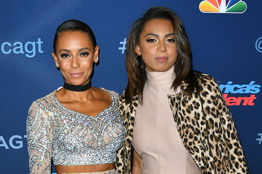 Mel B. and daughter Phoenix Brown arrives at the "America's Got Talent" Season 11 Finale Live Show at Dolby Theatre on September 14, 2016 in Hollywood, California