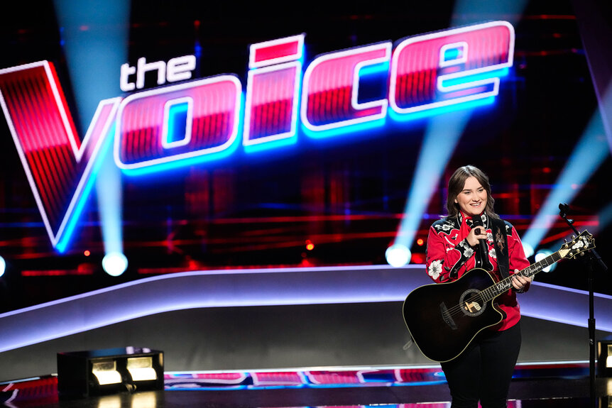 Ruby Leigh performs onstage during the Season 24 The Blind Auditions Part 2