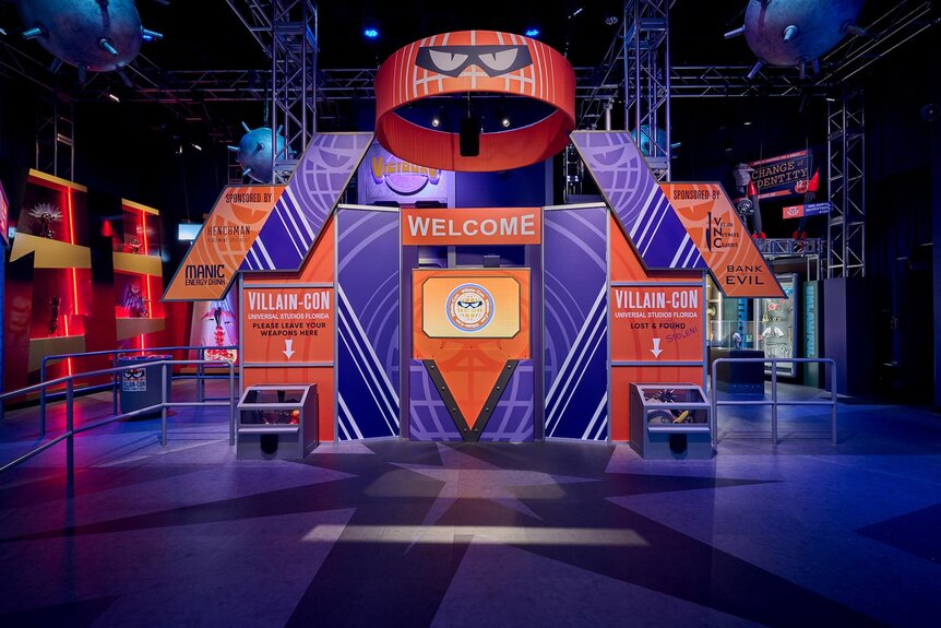 A view of Villain Con Minion Blast at Universal studios