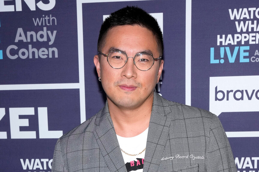 Bowen Yang poses during WWHL