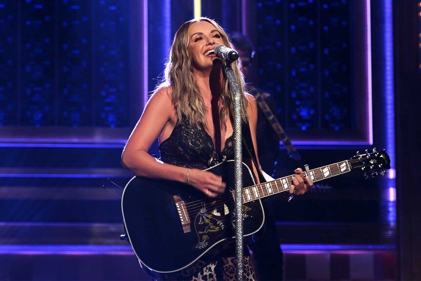 Carly Pearce performs on The Tonight Show Starring Jimmy Fallon episode 1846