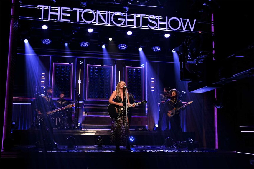 Carly Pearce performs on The Tonight Show Starring Jimmy Fallon episode 1846