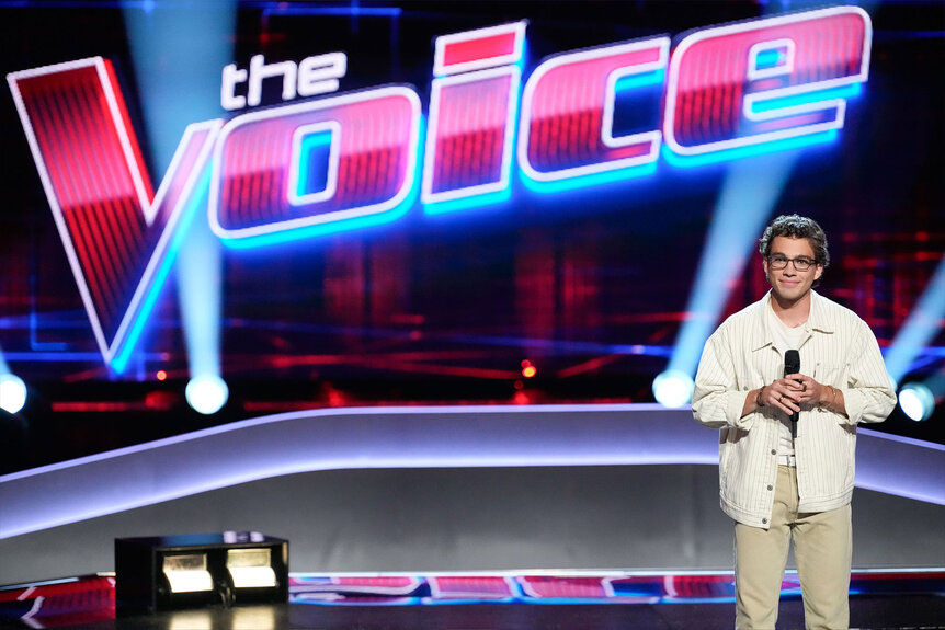 Eli Ward performs onstage during the Season 24 Episode 7 of The Voice