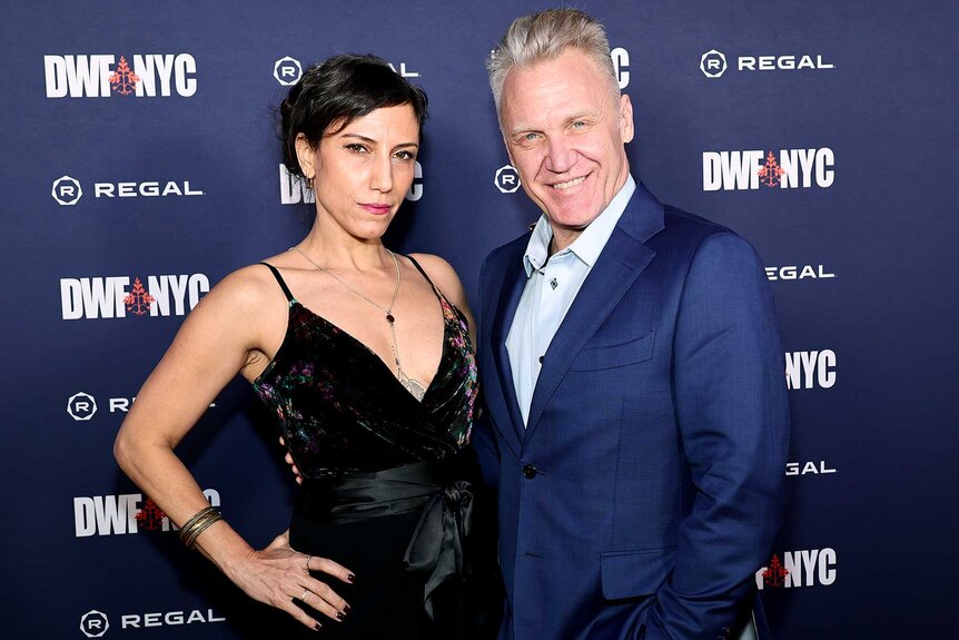 Kadia Saraf poses with Terry Serpico at Regal Union Square.