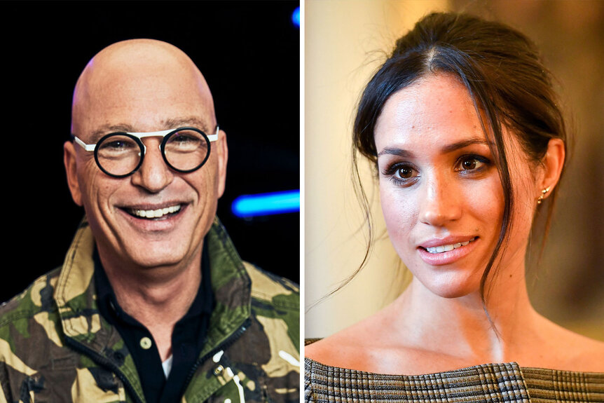 Split of Howie Mandel and Meghan Markle