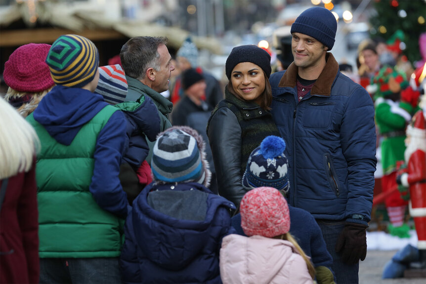 Christopher Herrmann Gabriela Dawson and Matthew Casey on Episode 310 of Chicago Fire