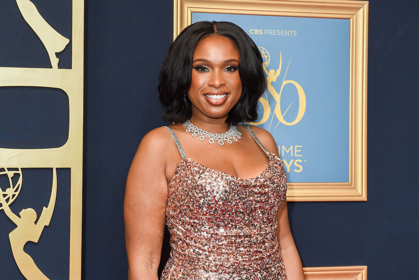 Jennifer Hudson attends the 50th Annual Daytime Emmy Awards