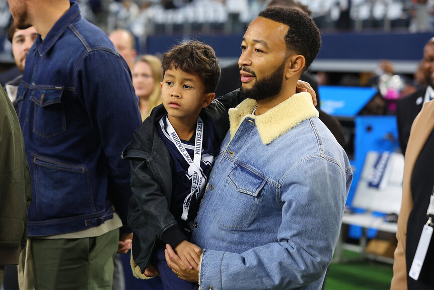 John Legend's Family Watches Son Miles' Basketball Game: Pics | NBC Insider