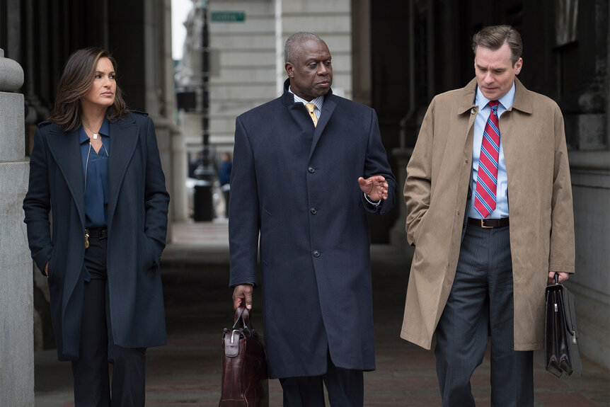 Olivia Benson Attorney Bayard Ellis and ADA O'Dwyer on Law and Order: SVU