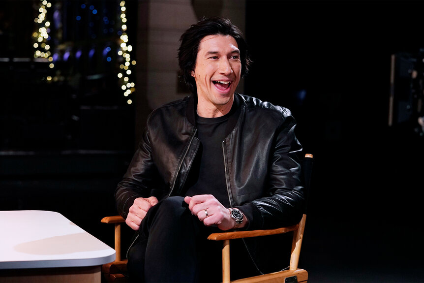 Adam Driver during his Saturday Night Live Episode 1850 Promo shoot