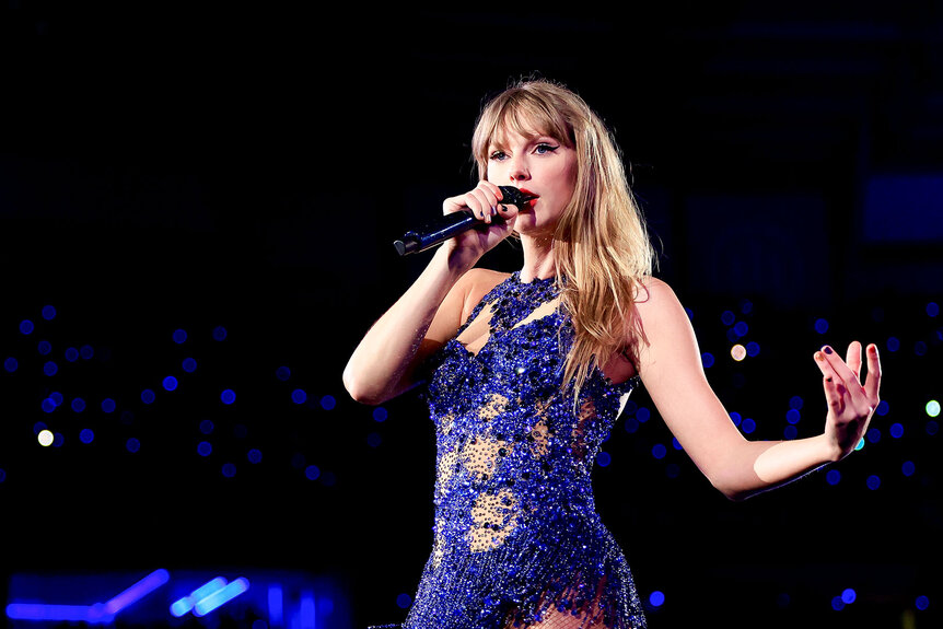 Taylor Swift performs onstage