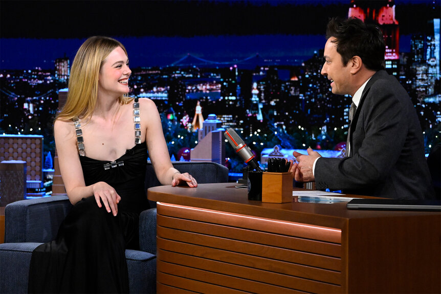 Elle Fanning on The Tonight Show Starring Jimmy Fallon Episode 1888