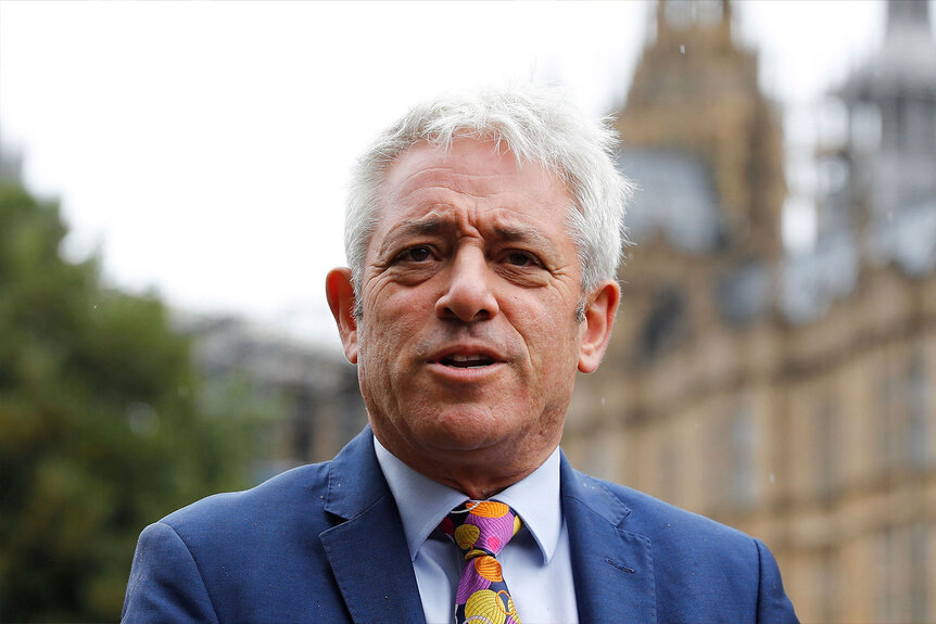 Close up of John Bercow