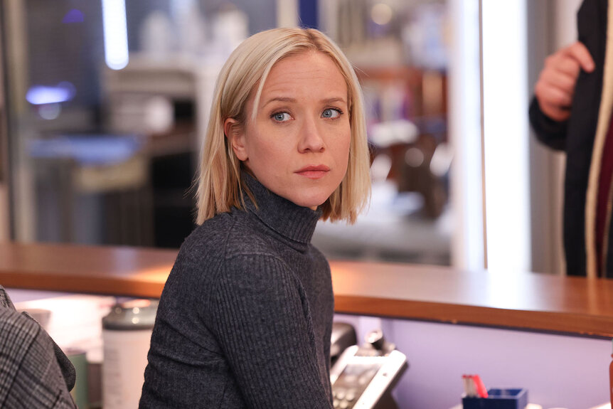 Dr. Hannah Asher (Jessy Schram) appears in Season 9 Episode 1 of Chicago Med