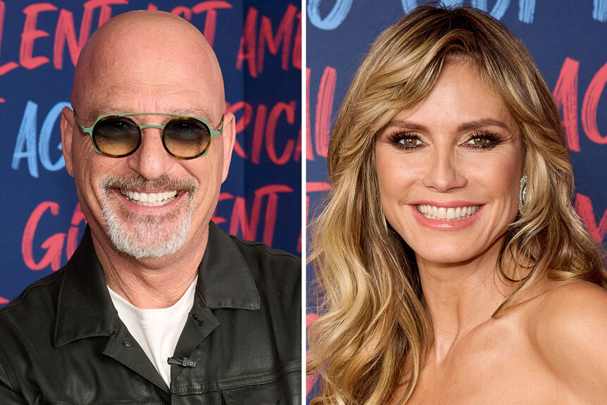 Howie Mandel and Heidi Klum on AGT: Fantasy League Episode 102