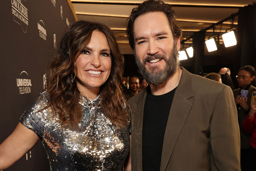 Mariska Hargitay and Mark-Paul Gosselaar attend the Law & Order: special Victims Unit Season 25 Anniversary Party