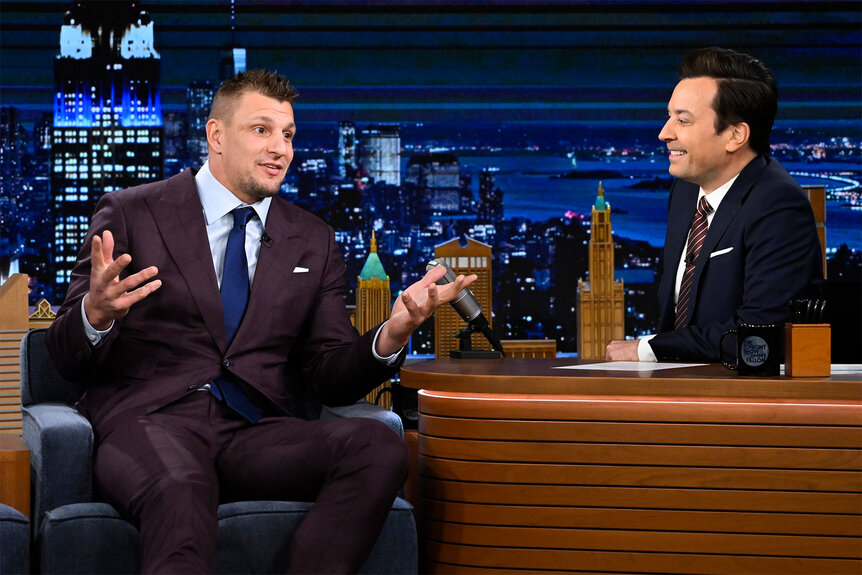 Rob Gronkowski onn The Tonight Show Starring Jimmy Fallon Episode 1912